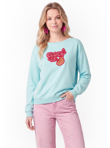 myMo Women Sweatshirt in Aqua