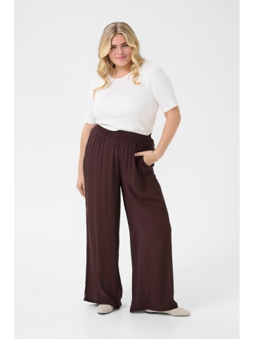 KAFFE curve Casual Hose KCalia Loose fit in Fudge