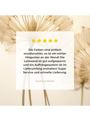 MuchoWow Leinwand bilder Flaum (BxH)