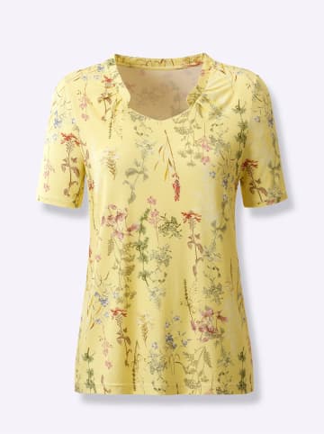 WITT WEIDEN Shirt in zitrone-bedruckt