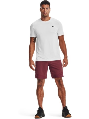 Under Armour T-Shirt "UA Seamless Kurzarm-Oberteil" in Weiß