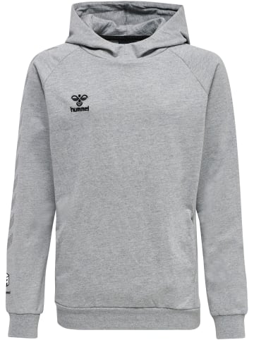 Hummel Hoodie Hmlmove Grid Cotton Hoodie Kids in GREY MELANGE