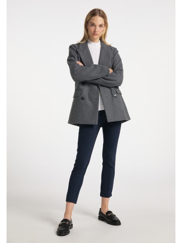 DreiMaster Klassik Blazer in Grau Melange