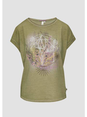 QS T-Shirt in 72D0_helles olivgrün