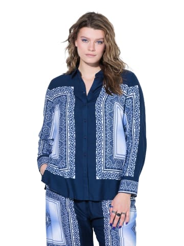Studio Untold Hemdbluse in dunkelblau