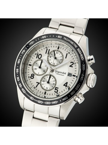 Gigandet Quarzuhr Chronograph "RACETRACK" in Silber