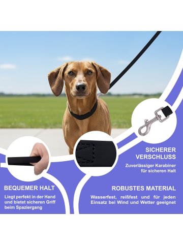 Reichstadt Reichstadt  RS Pets Führleine PVC 25RSP086 Black 5m