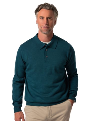 Boston Park Pullover in dunkelpetrol