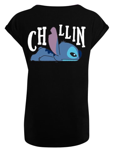 F4NT4STIC T-Shirt PLUS SIZE Disney Lilo And Stitch Stitch Backside Breast Print in schwarz