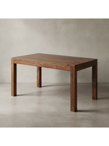 KADIMA DESIGN Esstisch Massivholz Sheesham, Handgefertigt, Holztisch, Essplatz