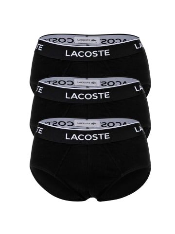 Lacoste Slip 3er Pack in Schwarz