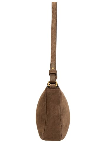 Liebeskind Berlin Schultertasche Ryker Crossbody S Hydro Suede in Safari