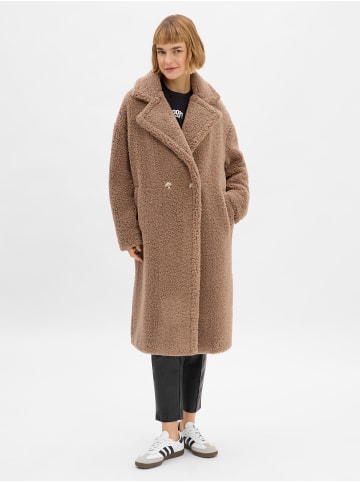 Marie Lund Mantel Elicia in taupe - 0001