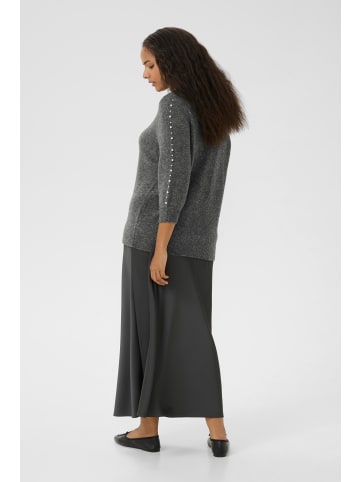 KAFFE curve Strickpullover KCletty Regular fit in Grey Melange