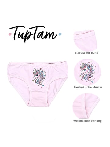 TupTam 10er- Set Slips in grau/rosa