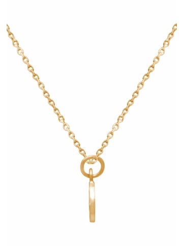 Gemshine Halskette mit Anhänger Welle in gold coloured