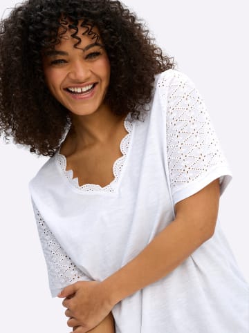 sheego by Joe Browns Shirt in weiß