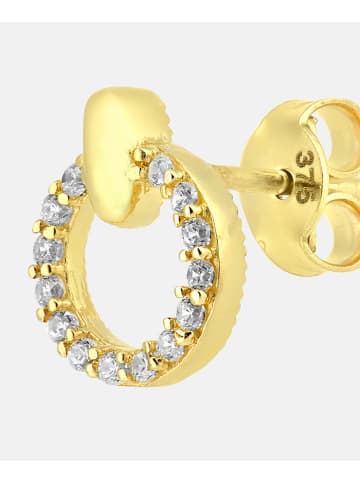 Vanlere Ohrstecker aus 375 Gelbgold mit Zirkonia