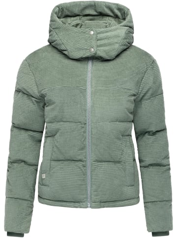 ragwear Steppjacke Roobie Cordy in Dusty Green