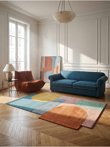 KADIMA DESIGN Teppich Wolle Handgetuftet HALLEIN Abstrakt Wohnzimmer Modern in Multi