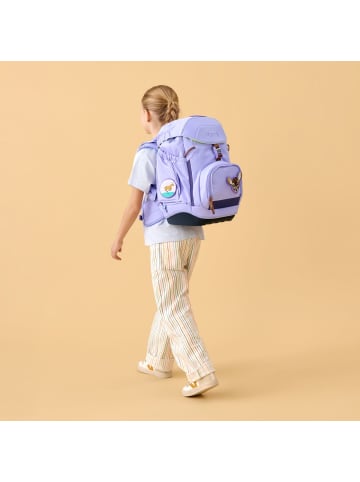 Ergobag Grundschulranzen, PACK "WaldBärsucher" 6-tlg. in Lila