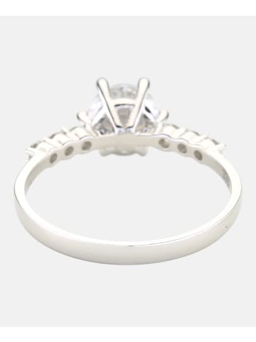 Diamant L'éternel Verlobungsring aus 375 Weißgold mit Zirkonia