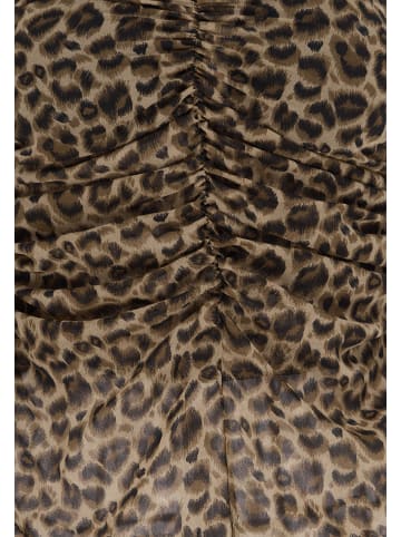 IDONY Women Top in BROWN LEOPARD