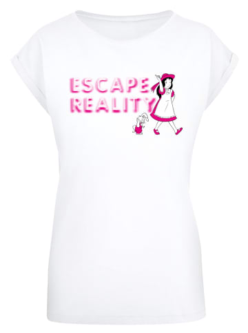 F4NT4STIC T-Shirt Alice im Wunderland Escape Reality in weiß