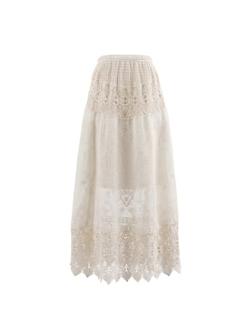 ISHA Women Skirt in Beige