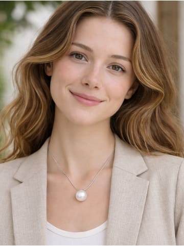 collezione alessandro Kurze Kette " Pearl " in creme