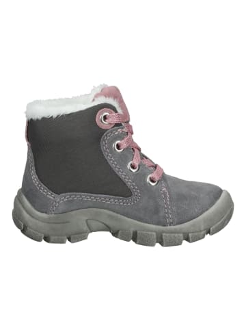 Richter Shoes Stiefelette in Grau/Rosa