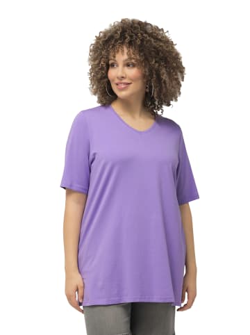 Ulla Popken Shirt in blauer flieder