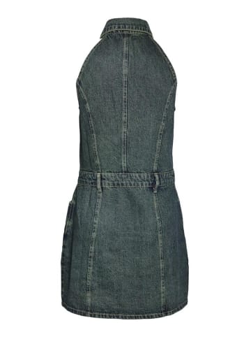Noisy may Kleid in Dark Blue Denim