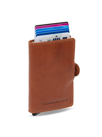 The Chesterfield Brand Albury Kreditkartenetui RFID Schutz Leder 7 cm in cognac