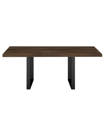 58 aufm Kessel ESSTISCH Elgin 3 210x80x100 Metall+Holzwerkstoff Schwarz/Zinneiche