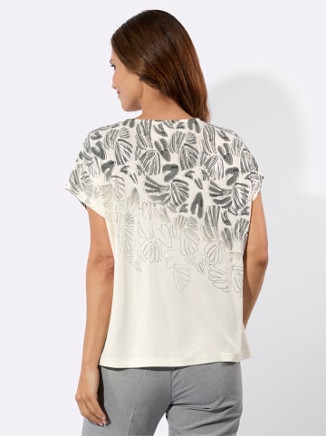 WITT WEIDEN Druck-Shirt in champagner-anthrazit-bedruckt