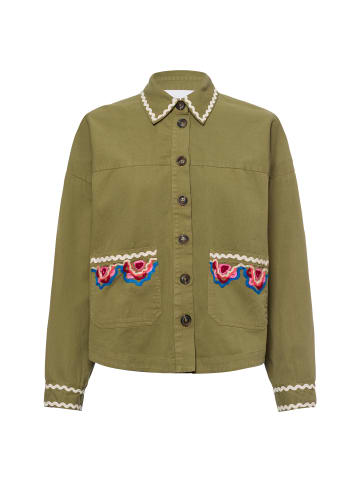 Y.A.S Jacke Yasmirra in oliv mehrfarbig