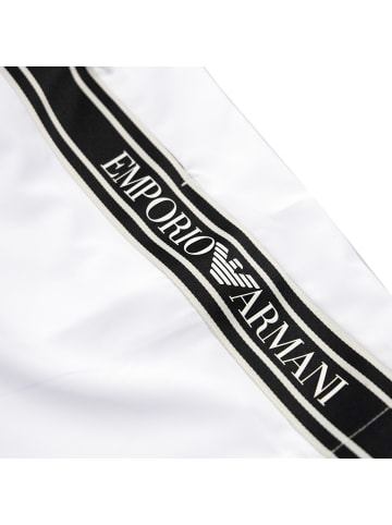 Emporio Armani Badeshorts Boxer Beachwear in Weiß