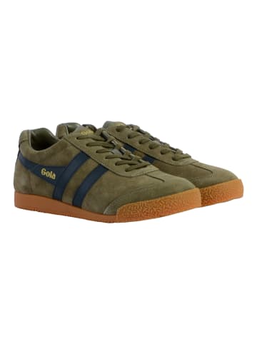 Gola Harrier Suede Sneaker Grün