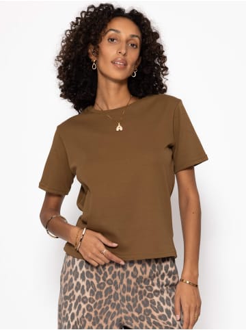 SASSYCLASSY Rundhals T-Shirt in Khaki