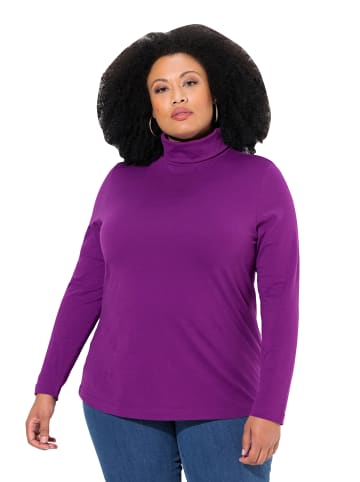 Ulla Popken Shirt in dunkles violett