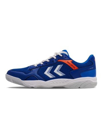 Hummel Hummel Hallenschuh Court Control Erwachsene in TRUE BLUE