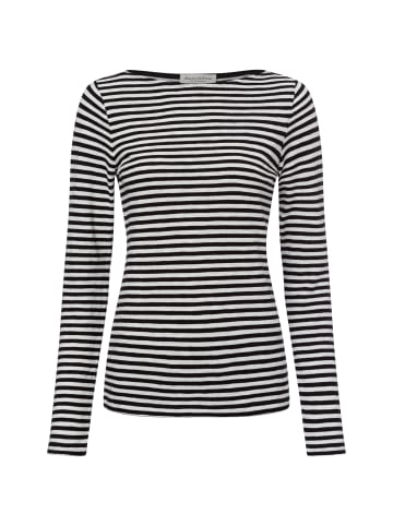 Marc O'Polo Langarmshirt in schwarz weiß