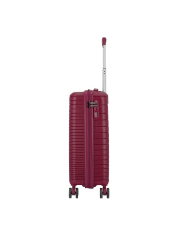 D&N Travel Line 4600 4 Rollen Kabinentrolley S 55 cm in wine red