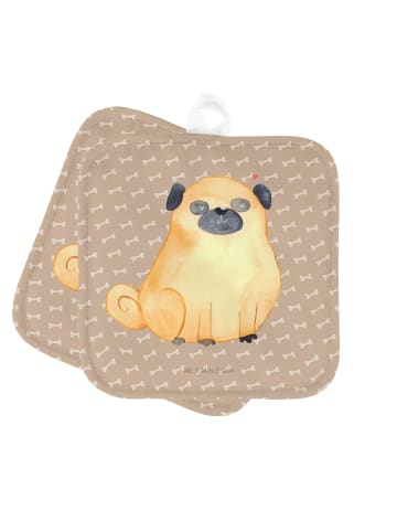 Mr. & Mrs. Panda Topflappen Mops ohne Spruch in Hundeglück