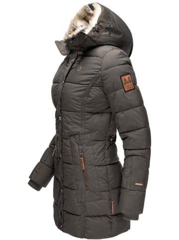 Marikoo Wintermantel Lieblings Jacke in Anthracite