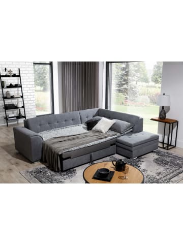 MF Design Piri Recamiere Rechts in Dunkelgrau -  (L) 260 x (B) 260 x (H) 78 cm