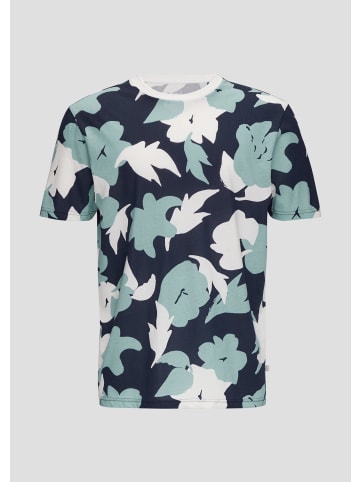QS T-Shirt in 58A0_tiefblau