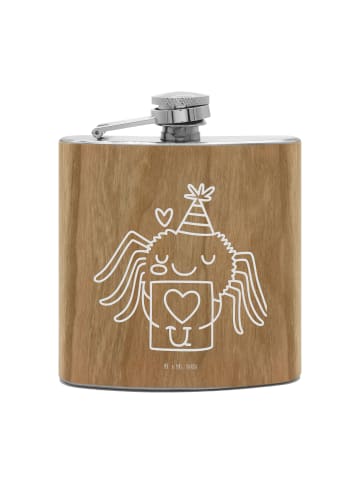 Mr. & Mrs. Panda Flachmann Spinne Agathe Brief ohne Spruch in Braun