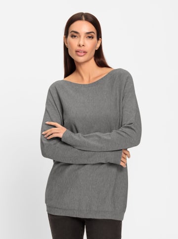 Heine Strickpullover in grau-meliert